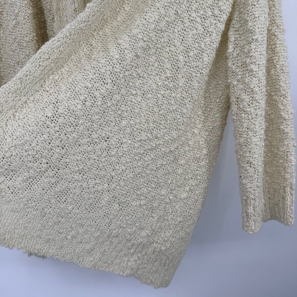 Chicos 2 Open Front Cardigan Sweater Size Large ivory womens - Picture 4 of 9